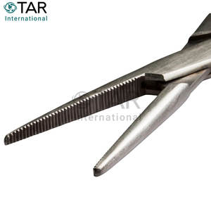 Pince hémostatique droite Pinces de verrouillage en acier inoxydable de qualité supérieure Mâchoires dentelées Hémostats polyvalents Pince à épiler Instruments médicaux - Product Image 2