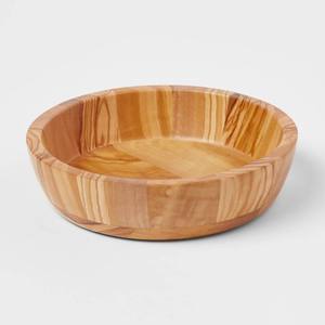 Tazón de Ensalada de Madera Ecológico y Personalizado, Diseño Moderno y Lujoso, Hecho a Mano con Materiales Sostenibles para Uso en el Hogar, Hoteles y Bodas - Product Image 1