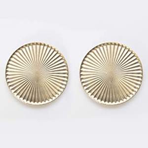 Sous-verres isolants en métal de haute qualité, sous-verres ronds en cuivre pour boissons en métal pour sous-verres polis brillants naturels - Product Image 5