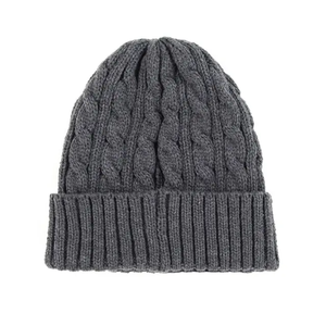 Broderie Streetwear Hiver Chaleur Doux Bonnet Tricoté Chapeaux pour Hommes - Product Image 4