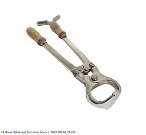 Instrumentos Veterinarios Reutilizables Acero Inoxidable Bloodless Castrator con Cordón Tope 48 Cm - Product Image 6