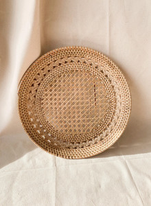 Mantel individual de ratán de calidad sostenible de gran venta para decoración de fiestas Mantel Individual de ratán redondo para decoración del hogar hecho en Vietnam - Product Image 2