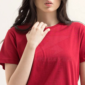 Camiseta Casual de Mujer de Alta Calidad, 100% Algodón, Transpirable, de Secado Rápido, Ropa Urbana, a la Moda, Personalizable - Product Image 6