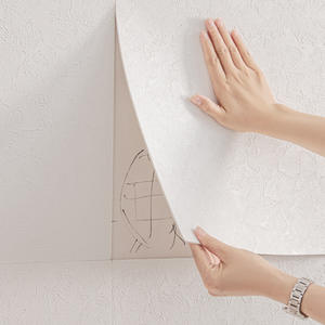 Autocollants muraux en pierre douce, placage en travertin romain, carrelage en pierre, <span class=keywords><strong>dalle</strong></span> de pierre, peau de pierre en porcelaine douce, autocollants muraux en impression 3D - Product Image 3