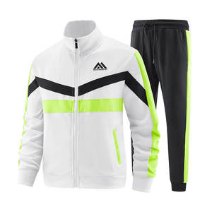 Último diseño personalizado Color chándal secado rápido tela suave hombres chándal uso al aire libre hombres chándal - Product Image 1