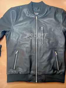 Chaqueta de invierno Unisex American Flight, bombardero de cuero de alta calidad, cortavientos, diseño ODM, cierre de cremallera, Material impermeable - Product Image 4