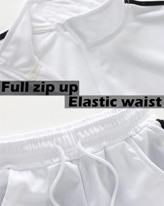 Veste et pantalon de sport athlétique de jogging Vêtements de sport pour hommes Survêtement chaud à fermeture éclair complète Ensemble de sport Survêtement décontracté - Product Image 6