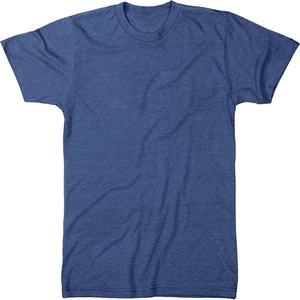 Vente en gros OEM personnalisé imprimé formel tricoté tri mélange T-shirts 50% polyester 25% coton 25% rayonne 280g poids sérigraphie - Product Image 1