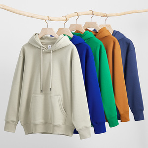เสื้อฮู้ดผู้ชายผ้าฟลีซหนา 400 GSM ระบายอากาศได้ดี เป็นมิตรกับสิ่งแวดล้อม สำหรับฤดูหนาว ไซส์ US สไตล์สตรีทแวร์ ปักลาย พิมพ์ลายตามสั่ง - Product Image 3