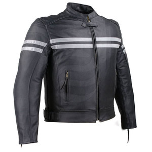 Veste de moto personnalisée la plus vendue veste en cuir de moto vente en gros logo personnalisé veste en cuir de moto pour hommes veste de motard - Product Image 2