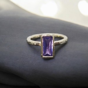 Awesome <b>Amethyst</b> <b>Ring</b> Statement 925 Sterling Silver <b>Ring</b> Handmade Natural Gemstone Jewelry - Product Image 1