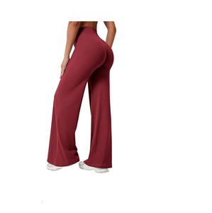 Leggings de sport pour femmes, leggings droits sans couture avant, leggings de yoga en tissu doux et fluide - Product Image 2