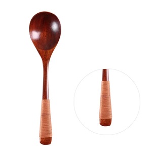 Utensilios de cocina de madera y cuchara para servir, madera Natural 2024, último diseño, cuchara de cocina de madera de alta calidad más vendida, multiusos - Product Image 2