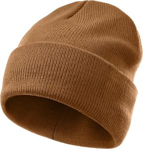 Gorro de invierno holgado de lana suave, gorro de punto cómodo unisex, diseño elástico ligero, ideal para la moda y el calor - Product Image 1