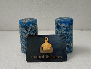 Mulifunctional <b>Resin</b> & <b>Stone</b> salt pepper shakers embedded <b>Stone</b> & <b>Resin</b> Personalized Tableware Kitchenware Tool At Best Price - Product Image 5