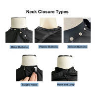 Cape de Coiffure Professionnelle en Nylon/Polyester de Qualité Supérieure, Écologique et Durable, avec Logo Personnalisé, Imperméable, pour Salon de Coiffure et Barbier (Vente en Gros)
