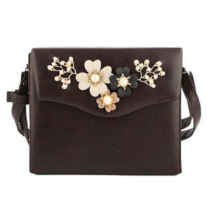 กระเป๋าสะพายไหล่ผู้หญิง (KAM-324) - สีกาแฟ - Product Image 2