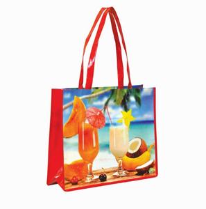 Bolsas de Compras al por Mayor con Logotipo Personalizado, Reciclables, Plateadas, Doradas, con Laminación Metálica, de Tela No Tejida, con Asas Largas, Vietnamitas, CENPLAS - Product Image 2