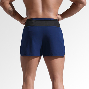 Pantalon d'entraînement professionnel pour hommes Sportif à séchage rapide Basketball Fitness Shorts pour l'été Respirant Toile Solide Tricoté - Product Image 4