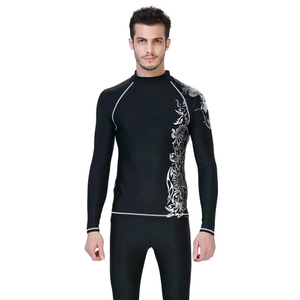 Wholesale Heat-Transfer <b>Printed</b> MMA Rash Guard for Men Full Sleeve Compression <b>Surfing</b> Breathable BJJ - Product Image 1