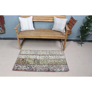 Alfombra de 2.3x3.9 pies, Alfombra Turca Vintage, Alfombra de Lana Azul - Product Image 2