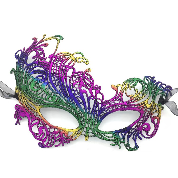 Máscara Veneciana Dorada Para Mujer – Disfraz De Mascarada, Carnaval, Halloween Y Cosplay, Con Cinta Ajustable Para Un Tamaño Único