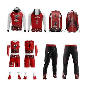 Ensemble de maillots de volley-ball unisexes personnalisés de haute qualité, uniformes professionnels imprimés, résistants à l'eau et antibactériens à 100% - Product Image 2