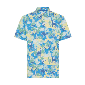 T-shirt en maille mélangée polyester personnalisé à marque privée pour homme, fabrication OEM, élégant, séchage rapide, impression numérique 3D tendance - Product Image 4