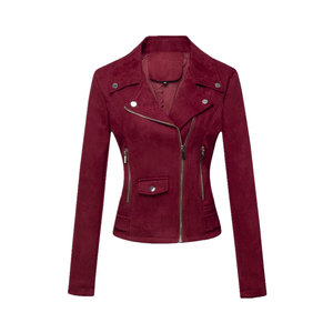 Women's High Quality Custom Size Genuine Leather <b>Jacket</b> Breathable Fashionable Cotton Wholesale Price Plain Dyed Technique - Product Image 3