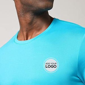 Chemises d'entraînement pour hommes à manches courtes Athletic Active Tops Quick Dry Running Active Top T-shirt d'entraînement personnalisé pour hommes - Product Image 2