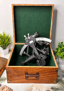 Instrumento de navegación marítima antiguo náutico Tamaya trabajo sextante pintado astrolabio para uso en barcos caja de madera artesanías de Metal - Product Image 3