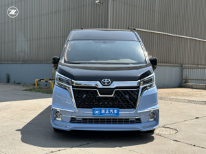 丰田Hiace面包车的溢价，9座蓝黑外观和棕色内饰，带左转向的完整汽车出口 - Product Image 5