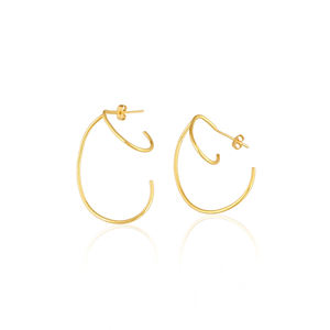 Venta al por mayor lote 25 pares de Latón chapado en oro amarillo hecho a mano único diseñador Stud pendiente Regalo de Cumpleaños joyería encanto pendiente - Product Image 1