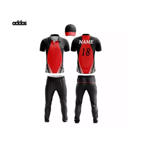 Camiseta de Críquet Personalizada con Logotipo y Nombre del Equipo, Impresión por Sublimación, Poliéster de Alta Calidad, Cuello Alto, Proveedores de Ropa de Críquet de Pakistán - Product Image 5