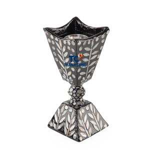 Quemador de Incienso con Incrustaciones de Nácar, Diseño Elegante para Ramadán, Eid, Decoración Espiritual para el Hogar, Mercado de Oriente Medio, Precio de Fábrica - Product Image 1