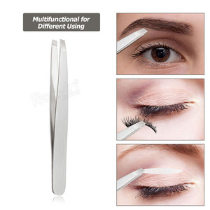 แหนบถอนคิ้วทำจากสแตนเลสพร้อมโลโก้ของคุณเอง - Product Image 5