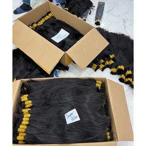 Cabelo Humano Cheveux Vietnamiens Extension En Vrac Cheveux Bruts Non Transformés Naturel Vierge 100% Cuticule Humaine Alignée Cheveux En Vrac - Product Image 2