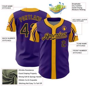 Camisetas de béisbol totalmente personalizadas con logotipos sublimados, colores de equipo y nombres y números personalizados para equipos profesionales - Product Image 2