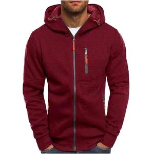 Chándal ligero de lana elástica con capucha para hombre, cómodo y casual, con cremallera, fabricado en Pakistán. - Product Image 5