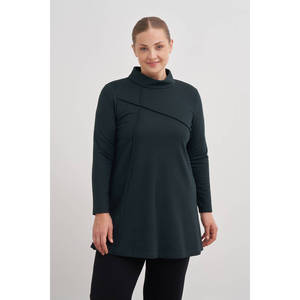 Blusa de Punto Vintage con Estampado Floral, de Lunares y Rayas, para Mujer, Oficina, Primavera, Otoño - Product Image 1