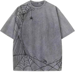 Camiseta de Cuello Redondo con Lavado Ácido, Corte Regular, para Adultos, Venta al Por Mayor, Camisetas Personalizadas de Alta Calidad, 100% Algodón, Formal, Ligera y Transpirable - Product Image 4
