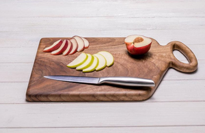 Planche à découper en bois massif de grande taille |   Planche à découper en bois robuste et durable pour usage commercial et domestique - Product Image 5