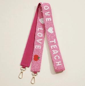 High High Quality Best Beaded Strap <b>Belts</b> <b>for</b> <b>Women</b> New Black and <b>White</b> Beaded Strap <b>for</b> Bags Special Bag Parts & Accessories - Product Image 3