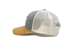 Sombrero de camionero de 2 tonos con logotipo bordado 3D del estado de Texas personalizado, gorra deportiva de perfil medio de venta caliente para adultos, hecha en proveedor de Vietnam - Product Image 3