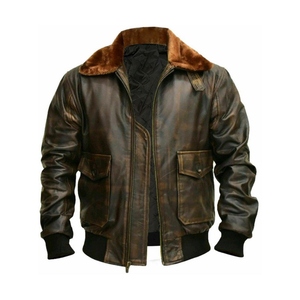 Veste d'hiver en peau de mouton sur mesure pour homme, fabriquée avec une doublure en peau de mouton entière, offrant un confort et une protection exceptionnels en hiver - Product Image 3