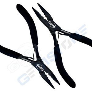 Pinza Profesional de Acero Inoxidable de 5 Pulgadas para Extensiones de Cabello, con 3 Orificios, Acabado Espejo, Agarre Negro, Herramienta para Remover Anillos de Queratina - Product Image 4