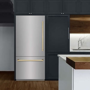 Refrigerador Eléctrico Zline RBITZ30436G Edición Autograph de 36 Pulgadas y 19.8 Pies Cúbicos Dispensador de Agua y Fabricador de Hielo con Congelador Inferior de Gran Capacidad - Product Image 5