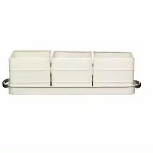 Lata de leche galvanizada VINTAGE GRANDE, maceta de mesa de metal, lata de leche decorativa, diseño hecho a mano, soporte para plantas y flores - Product Image 4