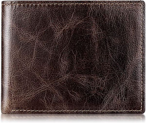 Cartera corta de cuero genuino Unisex 2024 personalizada al por mayor diseño de patrón de hilo impermeable para hombres según la solicitud del cliente - Product Image 6