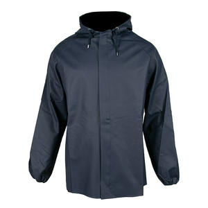 Impermeable de PVC con Cremallera, Cortavientos, Capucha Ajustable, Hecho en Turquía, Venta al por Mayor - Product Image 2
